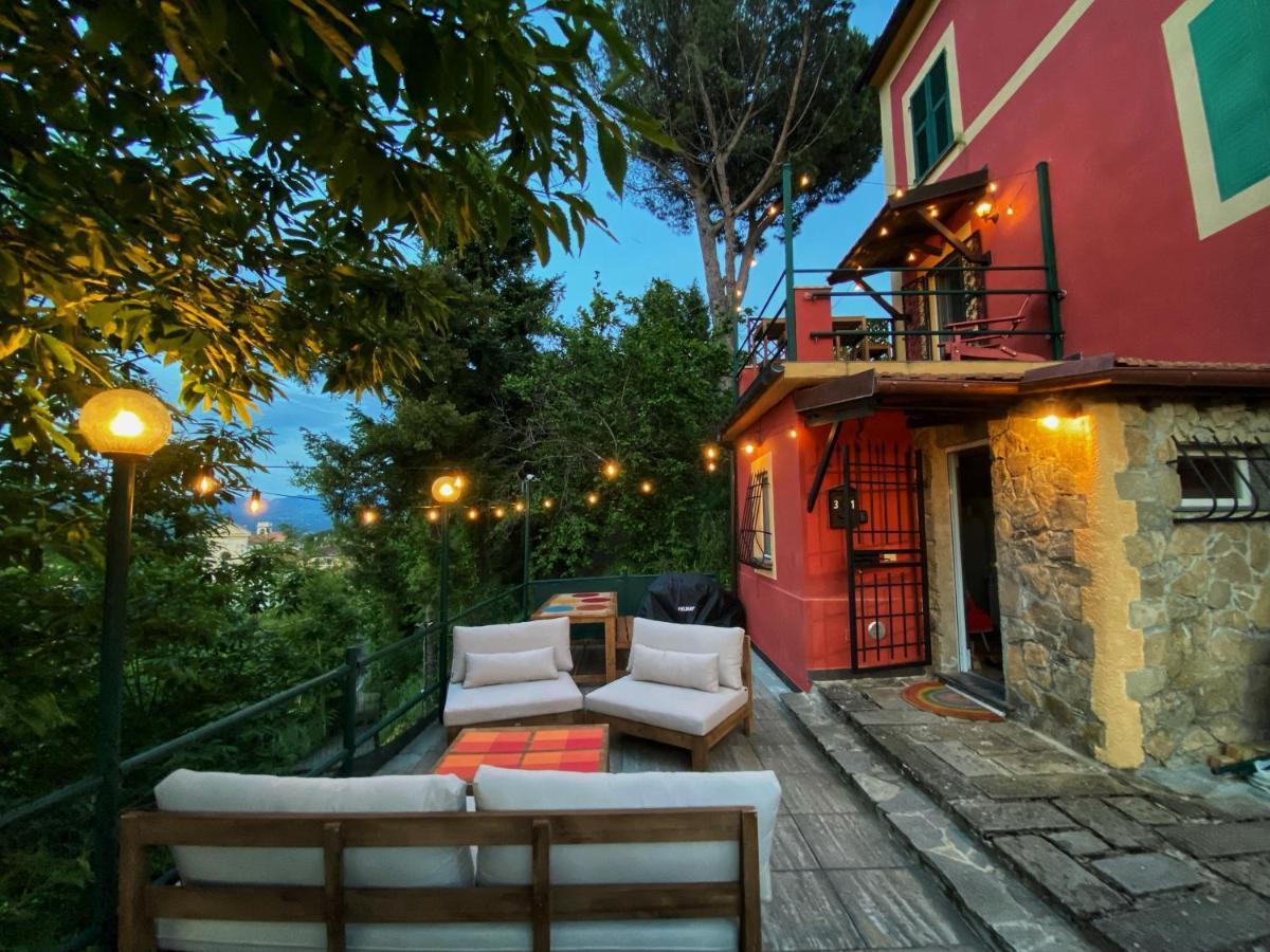 La Casa Rossa Arcola Con Vista Exterior foto